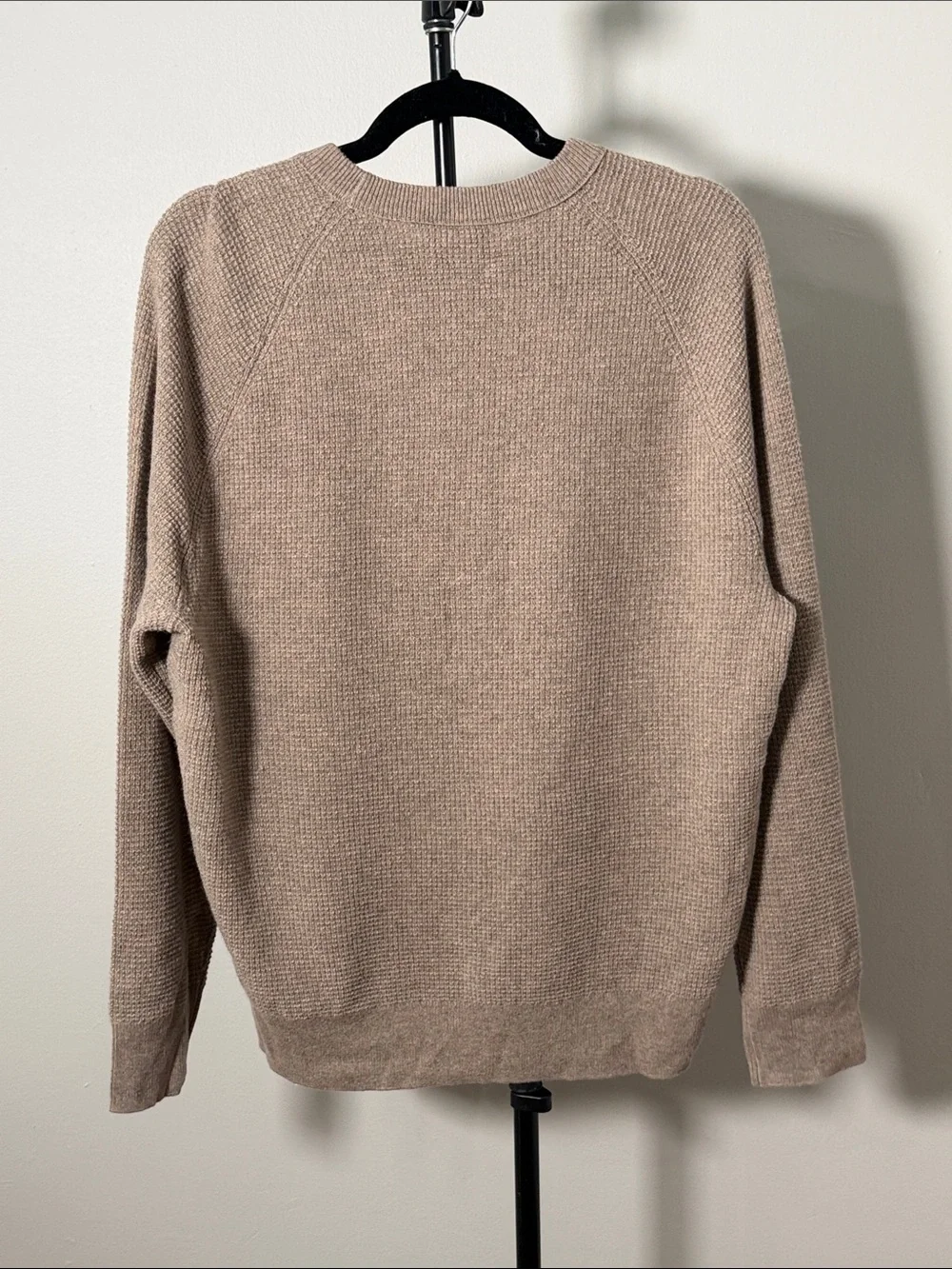 NWOT JCrew Cashmere waffle sweater